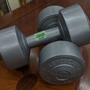 Building a home gym on a budget - dumbbells