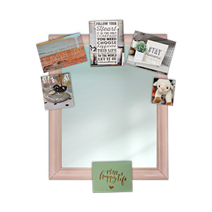 Thrifty mirror for back to school