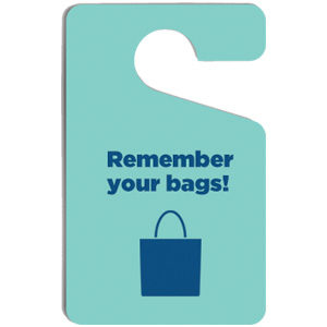 reusable bag habit hanger