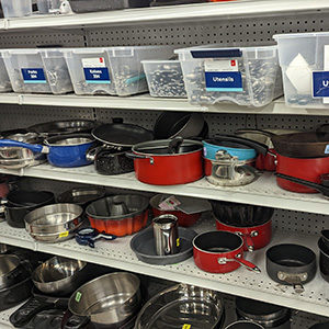 Kitchen items for stocking your RV