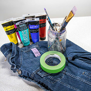 Denim jacket hot sale diy paint