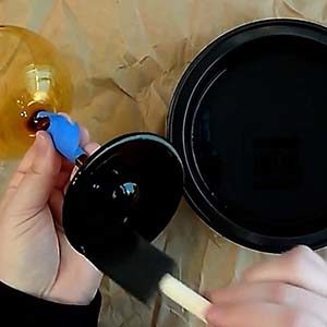 Painting Chalkboard Glasses