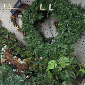 holiday décor idea - wreaths