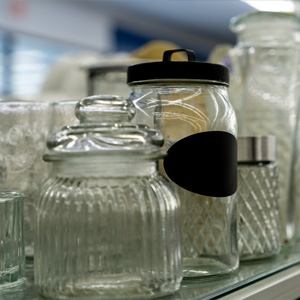 Organize your home with glass containers from Goodwill NCW