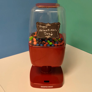 DIY candy dispenser finished image