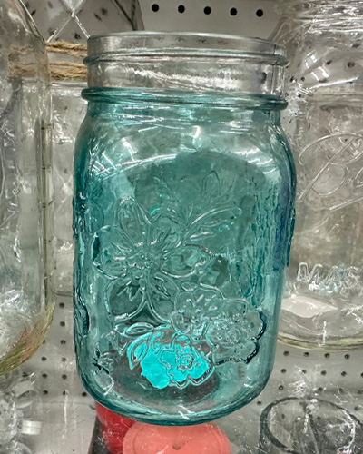 Mason Jars from Goodwill NCW for your sourdough starter