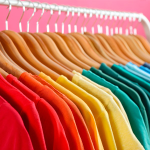 Organize your closet by color