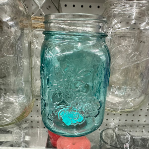 Glass jars for canning