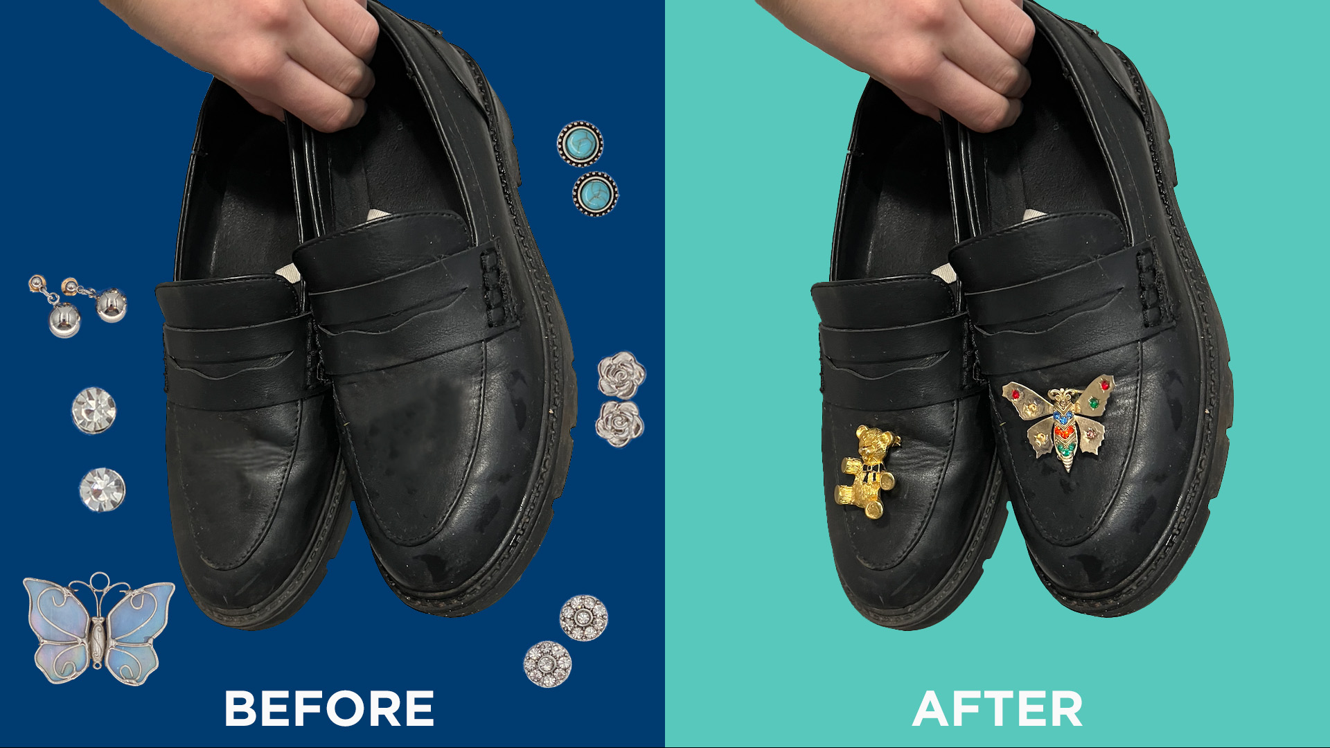 Shoe Makeover with Goodwill NCW Header Image