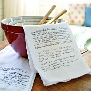 Homemade Gift Recipe Towel