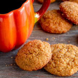 Spooky Snacks Pumpkin Cookies