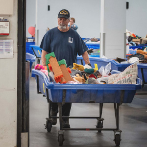 Norm’s working at Goodwill NCW's Outlet store