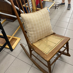 outdoor chair for decorating with Goodwill