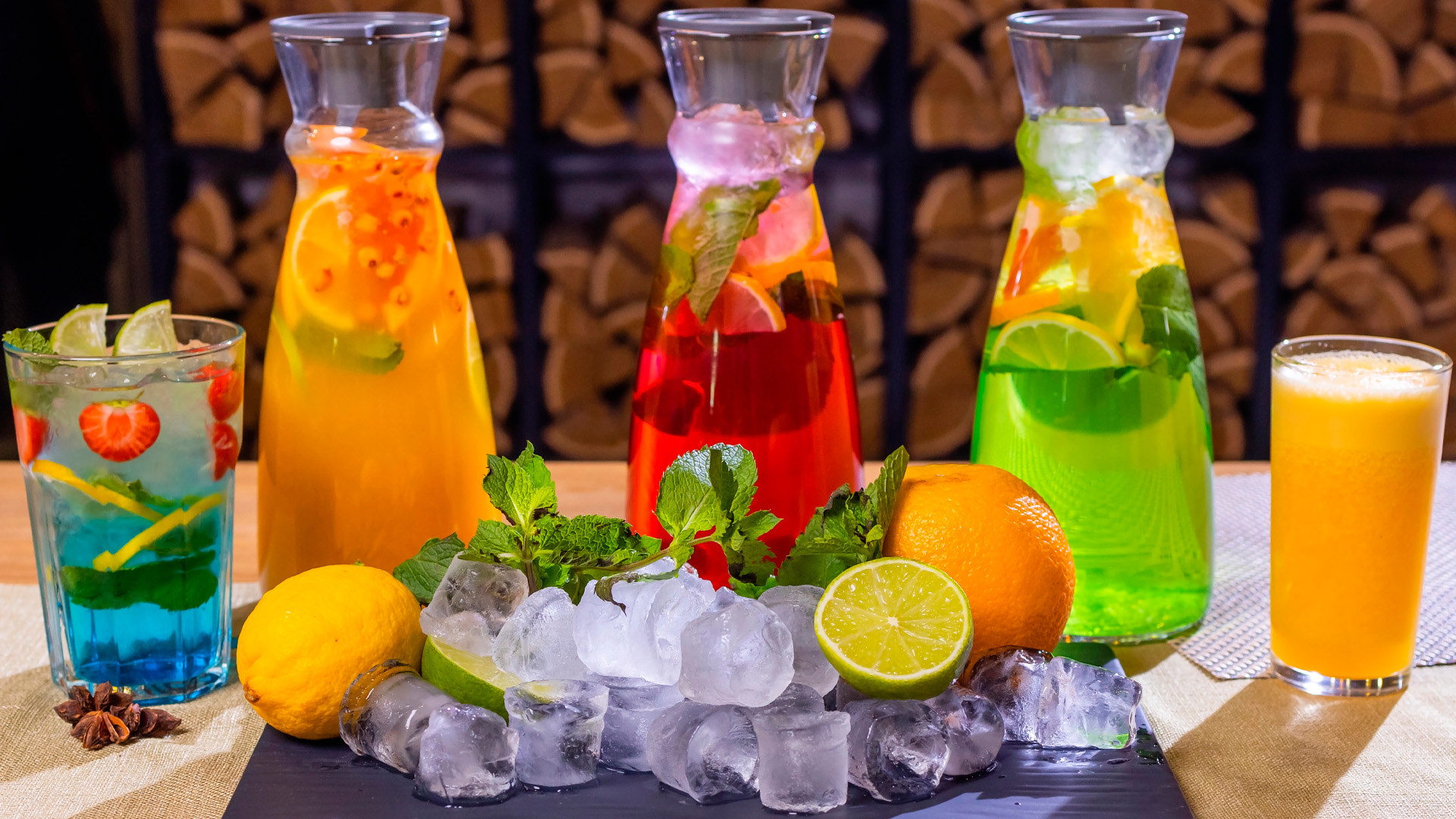 Thrifted iced tea essentials Header Image featuring three different Iced tea recipes. 