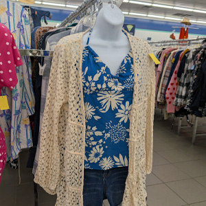 Affordable COver-ups for your swimwear from Goodwill NCW